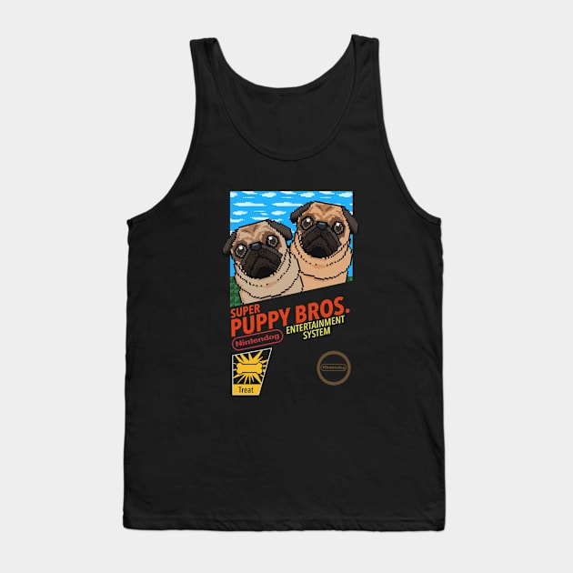 Super Puppy Brothers - retro video game Tank Top by WatershipBound